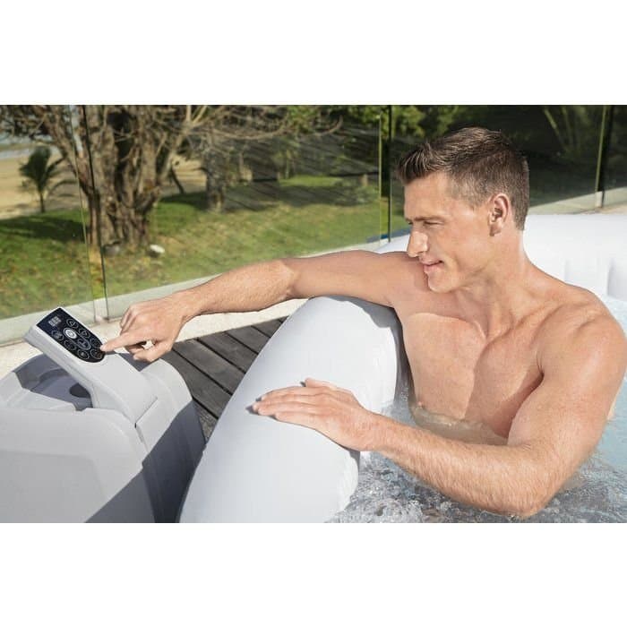 Spa gonflable carré 6 places – Ibiza Airjet – Bestway - illustration 2
